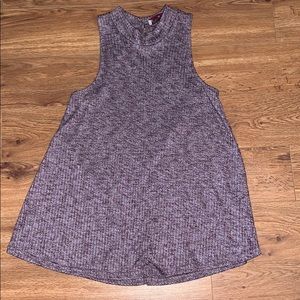 Mock neck tank top